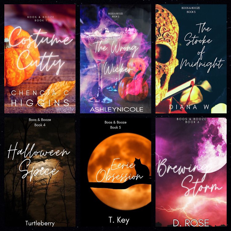 Book Covers for Boos & Booze Series